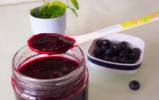 Thực hành đơn giản Blueberry Jam